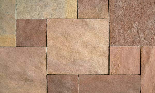 Kota Pink natural sawn edges